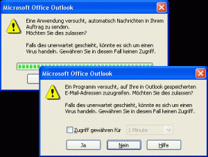 Outlook-Hinweis